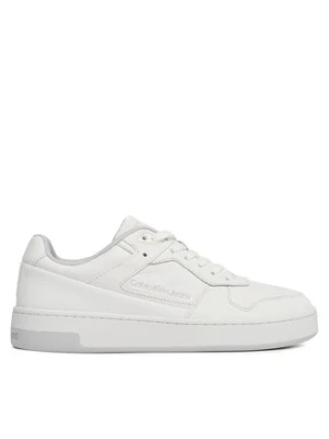 Calvin Klein Jeans Sneakersy Basket Cupsole Low Lth In Sat YM0YM00867 Biały