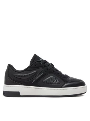 Calvin Klein Jeans Sneakersy Basket Cupsole Low Mix In Mtl YW0YW01462 Czarny