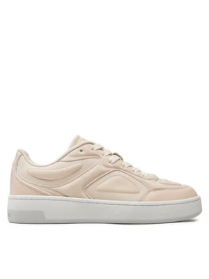 Calvin Klein Jeans Sneakersy Basket Cupsole Low Mix In Mtl YW0YW01462 Różowy