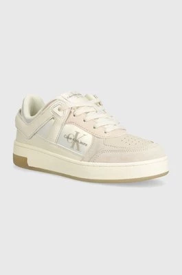 Calvin Klein Jeans sneakersy BASKET CUPSOLE LOW MIX ML MTR kolor beżowy YW0YW01490