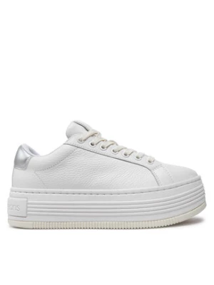 Calvin Klein Jeans Sneakersy Bold Flatf Low Mix Ohb YW0YW01632 Biały