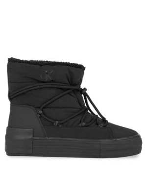 Calvin Klein Jeans Sneakersy Bold Vulc Flatf Snow Boot Wn YW0YW01181 Czarny