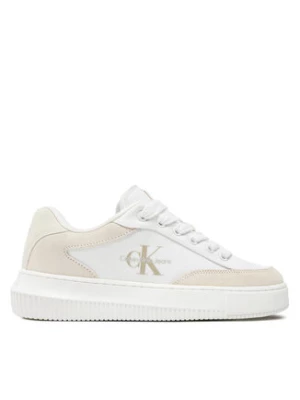 Calvin Klein Jeans Sneakersy Chunky Cupsole Lace Skater Btw YW0YW01452 Biały