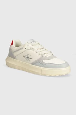 Calvin Klein Jeans sneakersy CHUNKY CUPSOLE MIX ML BTW kolor beżowy YM0YM00907CHEAPER