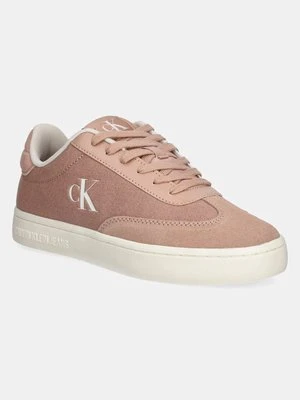 Calvin Klein Jeans sneakersy CLASSIC CUPSOLE LOW MIX MG WN kolor różowy YW0YW01636