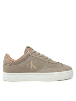 Calvin Klein Jeans Sneakersy Classic Cupsole Low Mix Mg Wn YW0YW01636 Beżowy