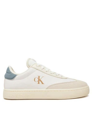 Calvin Klein Jeans Sneakersy Classic Cupsole Low Mix Mg YM0YM01169 Écru