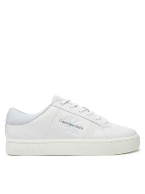 Calvin Klein Jeans Sneakersy Classic Cupsole Lowlaceup Lth Wn YW0YW01444 Biały