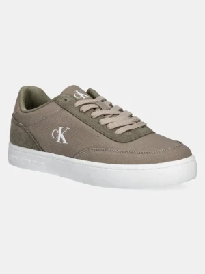 Calvin Klein Jeans sneakersy CLASSIC CUPSOLE MG CANVAS męskie kolor beżowy YM0YM01218