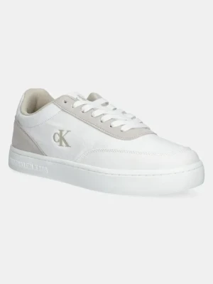 Calvin Klein Jeans sneakersy CLASSIC CUPSOLE MG CANVAS męskie kolor biały YM0YM01218