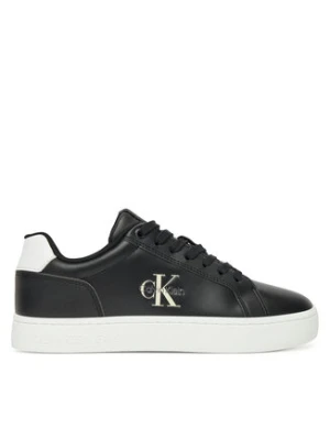 Calvin Klein Jeans Sneakersy Classic Cupsole Mono Lth Wn YW0YW01902 Czarny