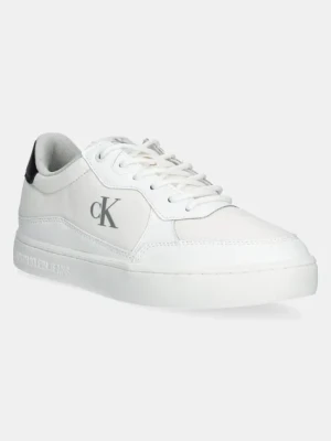 Calvin Klein Jeans sneakersy CLASSIC CUPSOLE TECH RIPSTOP męskie kolor biały YM0YM01202