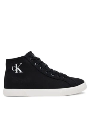 Calvin Klein Jeans Sneakersy Ess Vulc Mid Cv Mg Wn YW0YW01761 Czarny
