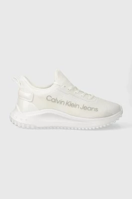 Calvin Klein Jeans sneakersy EVA RUN SLIPON LACE MIX LUM WN kolor biały YW0YW01303