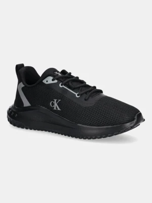 Calvin Klein Jeans sneakersy EVA RUNNER L-UP MIX MESH LOGO CK damskie kolor czarny YW0YW01851