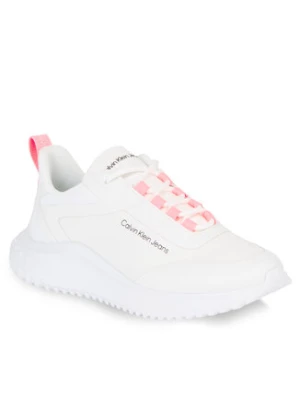 Calvin Klein Jeans Sneakersy Eva Runner Laceup Mesh Wn YW0YW01215 Biały