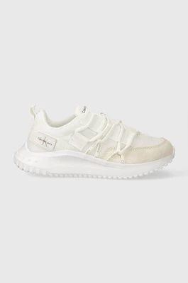Calvin Klein Jeans sneakersy EVA RUNNER LOW LACE MIX ML FAD kolor beżowy YW0YW01319