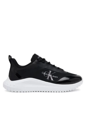 Calvin Klein Jeans Sneakersy Eva Runner Low Lace Mix Ml Wn YW0YW01442 Czarny