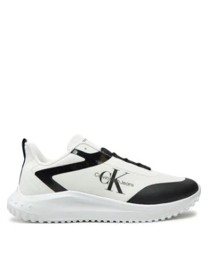 Calvin Klein Jeans Sneakersy Eva Runner Low Lace Ml YM0YM00968 Biały