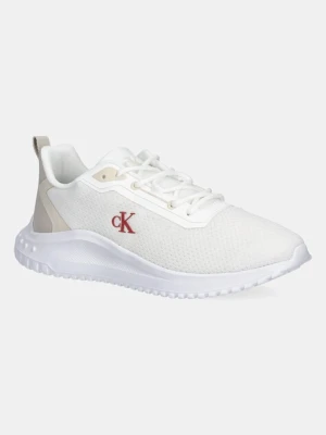 Calvin Klein Jeans sneakersy EVA RUNNER MIX MESH męskie kolor biały YM0YM01285