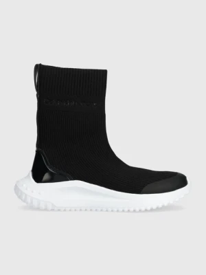 Calvin Klein Jeans sneakersy EVA RUNNER SOCK KNIT WN kolor czarny YW0YW01204