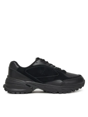 Calvin Klein Jeans Sneakersy Hike Runner Hf Lth Mix YM0YM01289 Czarny
