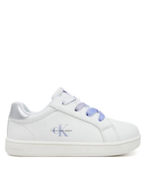 Calvin Klein Jeans Sneakersy Low Cut Lace-Up Sneaker V1A9-82009-1355 M Biały