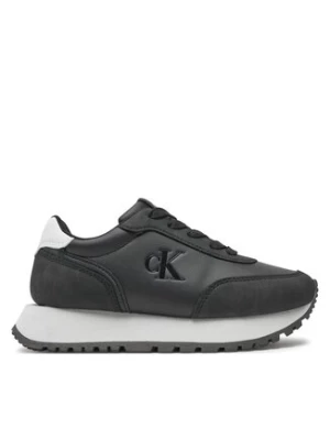 Calvin Klein Jeans Sneakersy Low Cut Lace-Up Sneaker V3A9-81004-1269 M Czarny