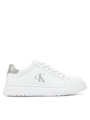 Calvin Klein Jeans Sneakersy Low Cut Lace-Up Sneaker V3A9-82013-1355 M Biały