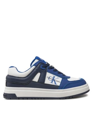 Calvin Klein Jeans Sneakersy Low Cut Lace-Up/Sneaker V3X9-81060-1355 M Granatowy