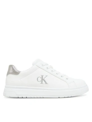 Calvin Klein Jeans Sneakersy Low Cut Lace-UP V3A9-82013-1355X S Biały