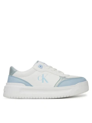 Calvin Klein Jeans Sneakersy Low Cut Lace-Up V3A9-82020-1355 Biały