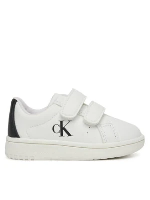 Calvin Klein Jeans Sneakersy Low Cut Lace Velcro Sneaker V1X9-82080-1355 M Biały