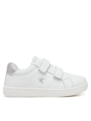 Calvin Klein Jeans Sneakersy Low Cut Velcro Sneaker V1A9-82007-1355 S Biały