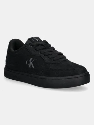 Calvin Klein Jeans sneakersy nubukowe CLASSIC CUPSOLE WAVE MG CS kolor czarny YM0YM01256