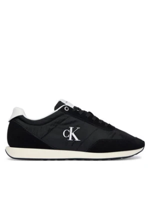 Calvin Klein Jeans Sneakersy Retro Runner Ess Mix Mat YM0YM01361 Czarny