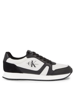 Calvin Klein Jeans Sneakersy Retro Runner Low Lace Up Cut Out YM0YM00816 Czarny