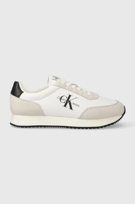 Calvin Klein Jeans sneakersy RETRO RUNNER SU-NY MONO kolor biały YM0YM00746