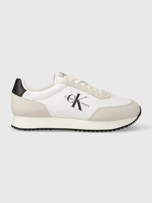 Calvin Klein Jeans sneakersy RETRO RUNNER SU-NY MONO kolor biały YM0YM00746