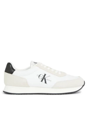Calvin Klein Jeans Sneakersy Retro Runner Su-Ny Mono YM0YM00746 Biały