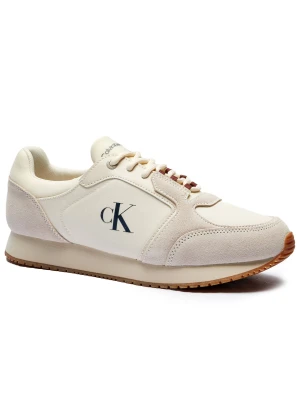 Calvin Klein Jeans Sneakersy RETRO SOCK RUNNER | z dodatkiem skóry