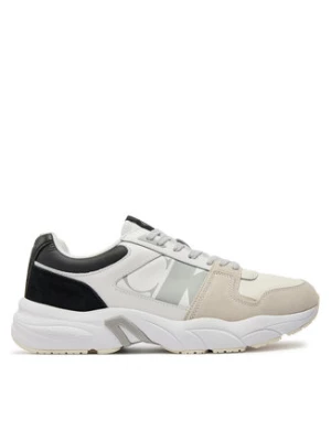 Calvin Klein Jeans Sneakersy Retro Tennis Laceup Nbs Lth Mix YM0YM00745 Biały