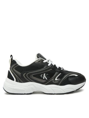Calvin Klein Jeans Sneakersy Retro Tennis Mesh Ml YW0YW01807 Czarny