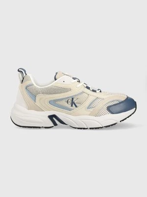 Calvin Klein Jeans sneakersy Retro Tennis Su-Mesh kolor beżowy YM0YM00589