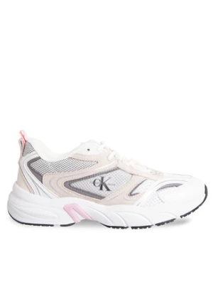 Calvin Klein Jeans Sneakersy Retro Tennis Su-Mesh Wn YW0YW00891 Biały