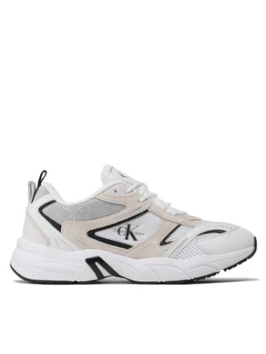 Calvin Klein Jeans Sneakersy Retro Tennis Su-Mesh YM0YM00589 Biały
