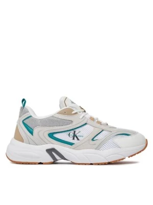 Calvin Klein Jeans Sneakersy Retro Tennis Su-Mesh YM0YM00589 Biały