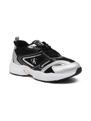 Calvin Klein Jeans Sneakersy RETRO TENNIS | z dodatkiem skóry