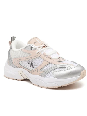 Calvin Klein Jeans Sneakersy RETRO TENNIS | z dodatkiem skóry