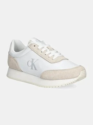 Calvin Klein Jeans sneakersy RUNNER LACEUP LOW MG MIX kolor biały YW0YW01615